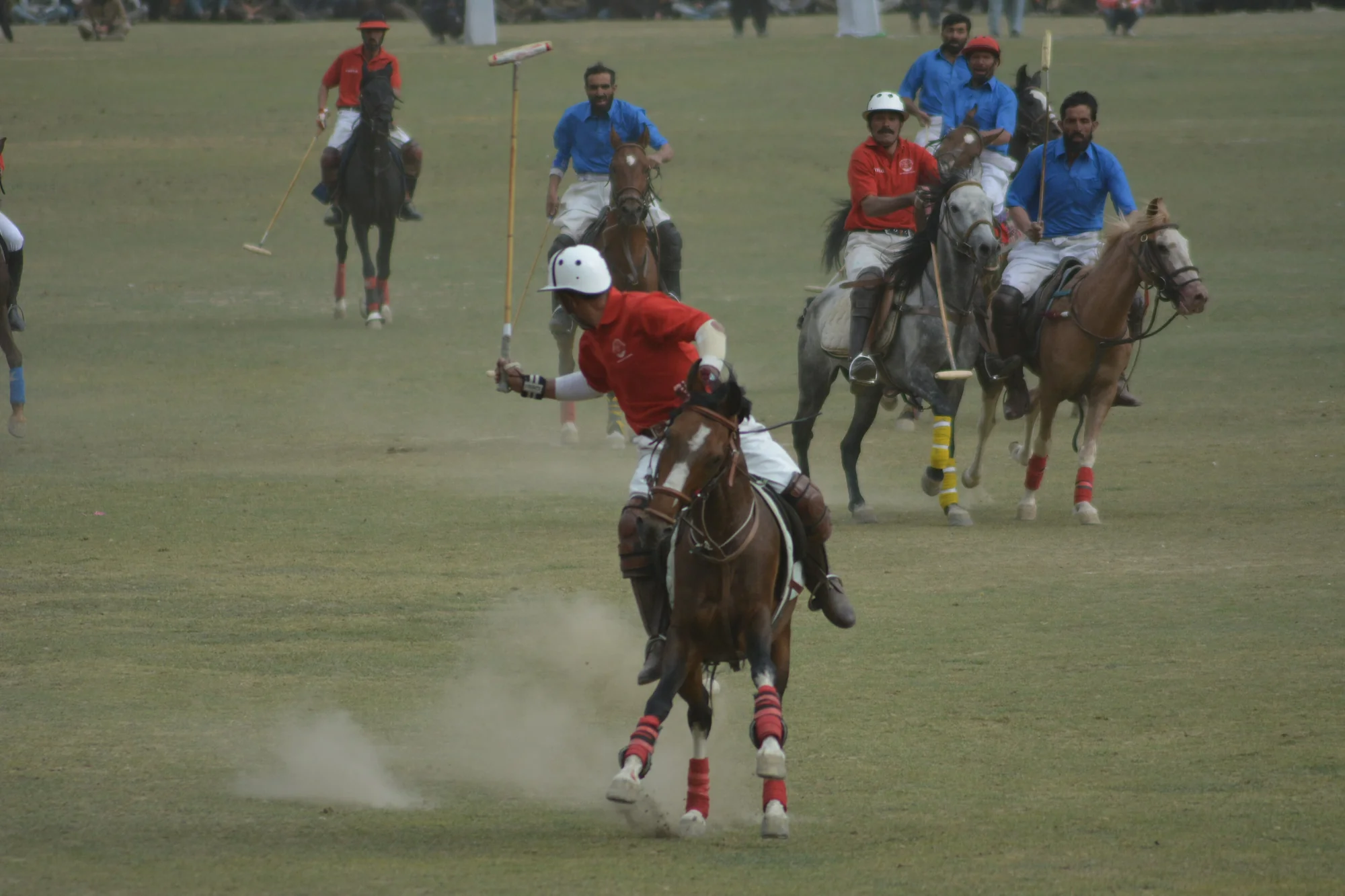 Shandur Polo Festival Shandur Polo Festival with horses, riders and crowds on the highest polo ground in Gilgit-Baltistan